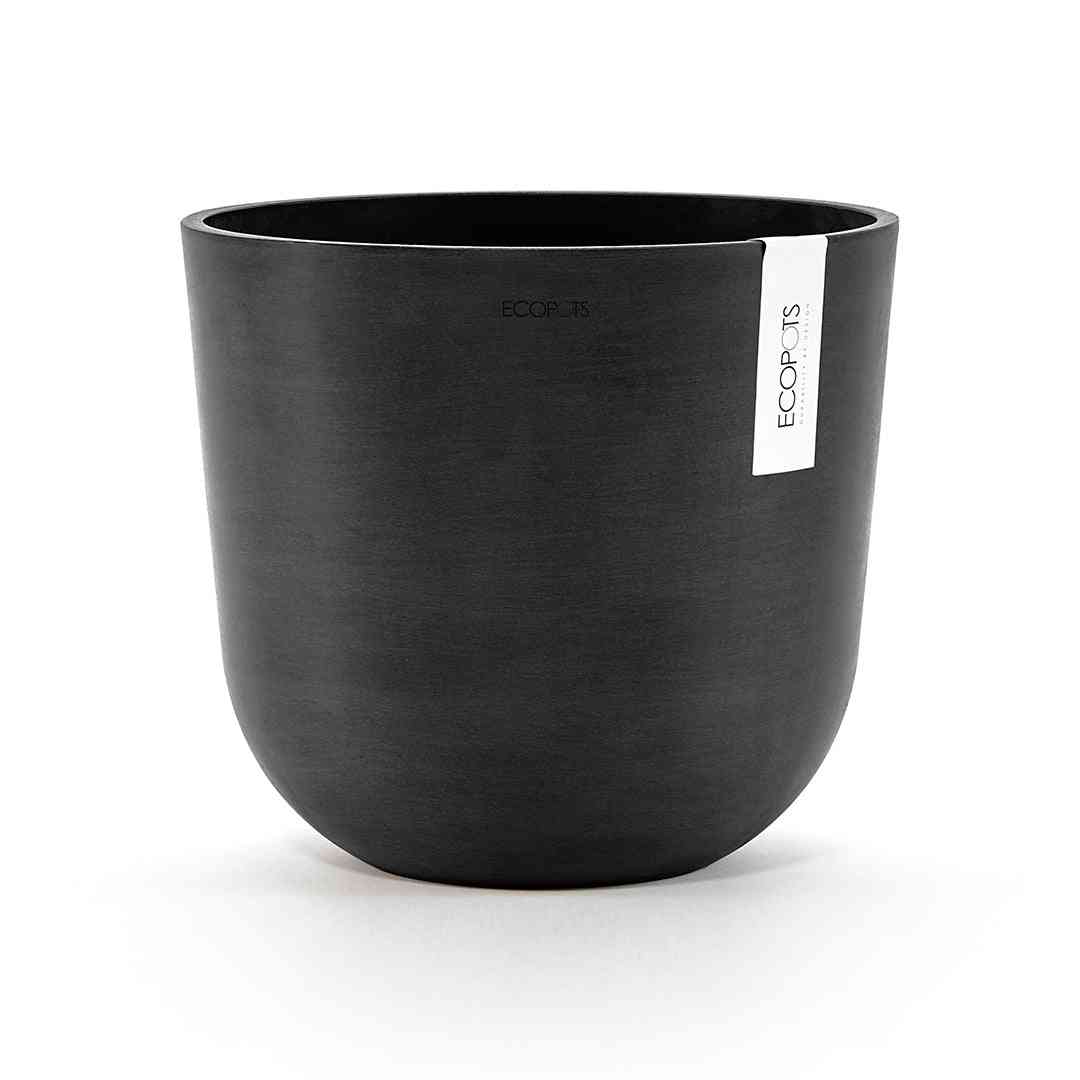 Ecopots Oslo 25 Dark Grey + Water Reservoir