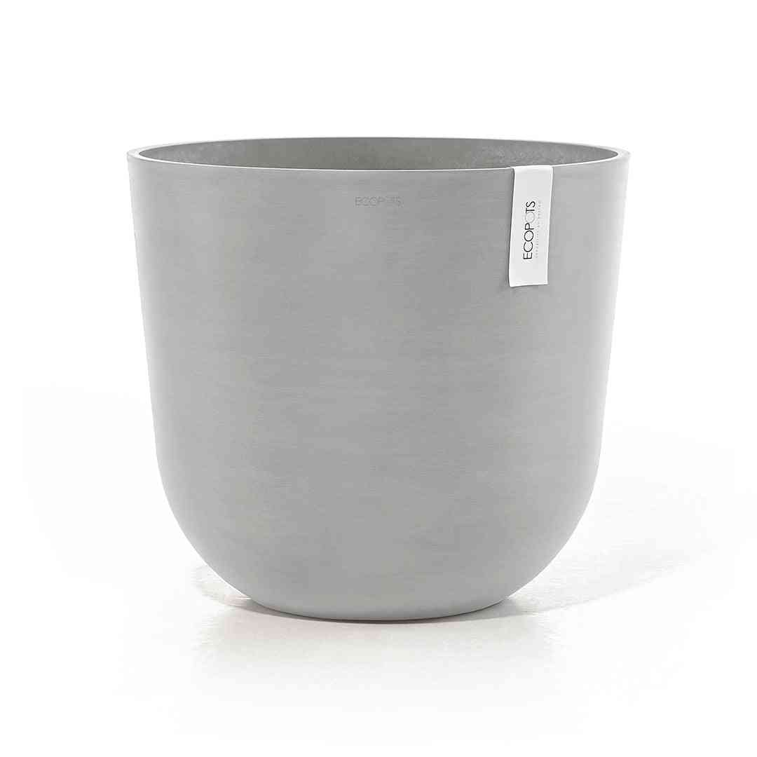 Ecopots Oslo 45 White Grey + Water Reservoir