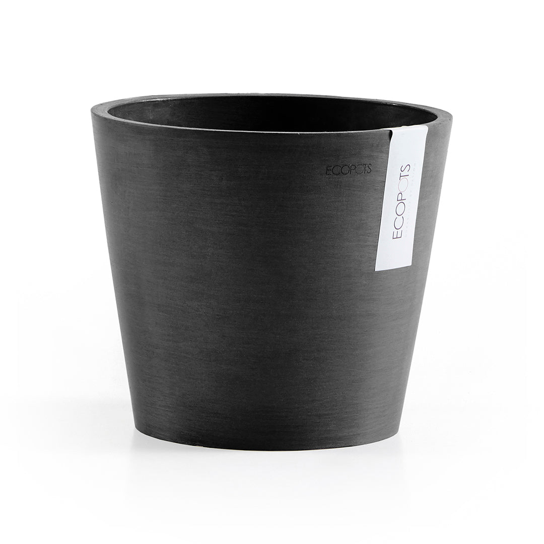 Ecopots Amsterdam 20 Dark Grey + Water Reservoir