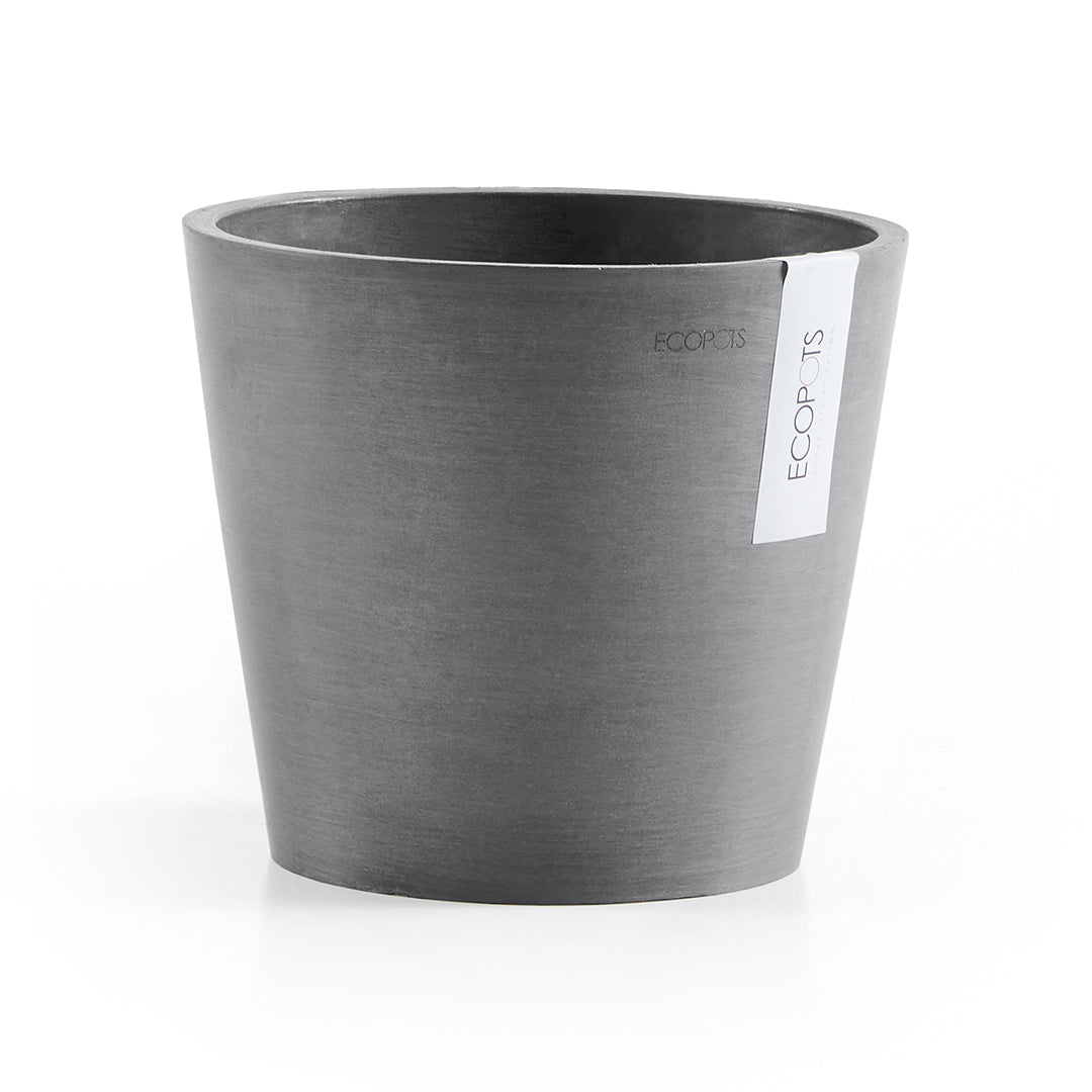 Ecopots Amsterdam 20 Grey + Water Reservoir
