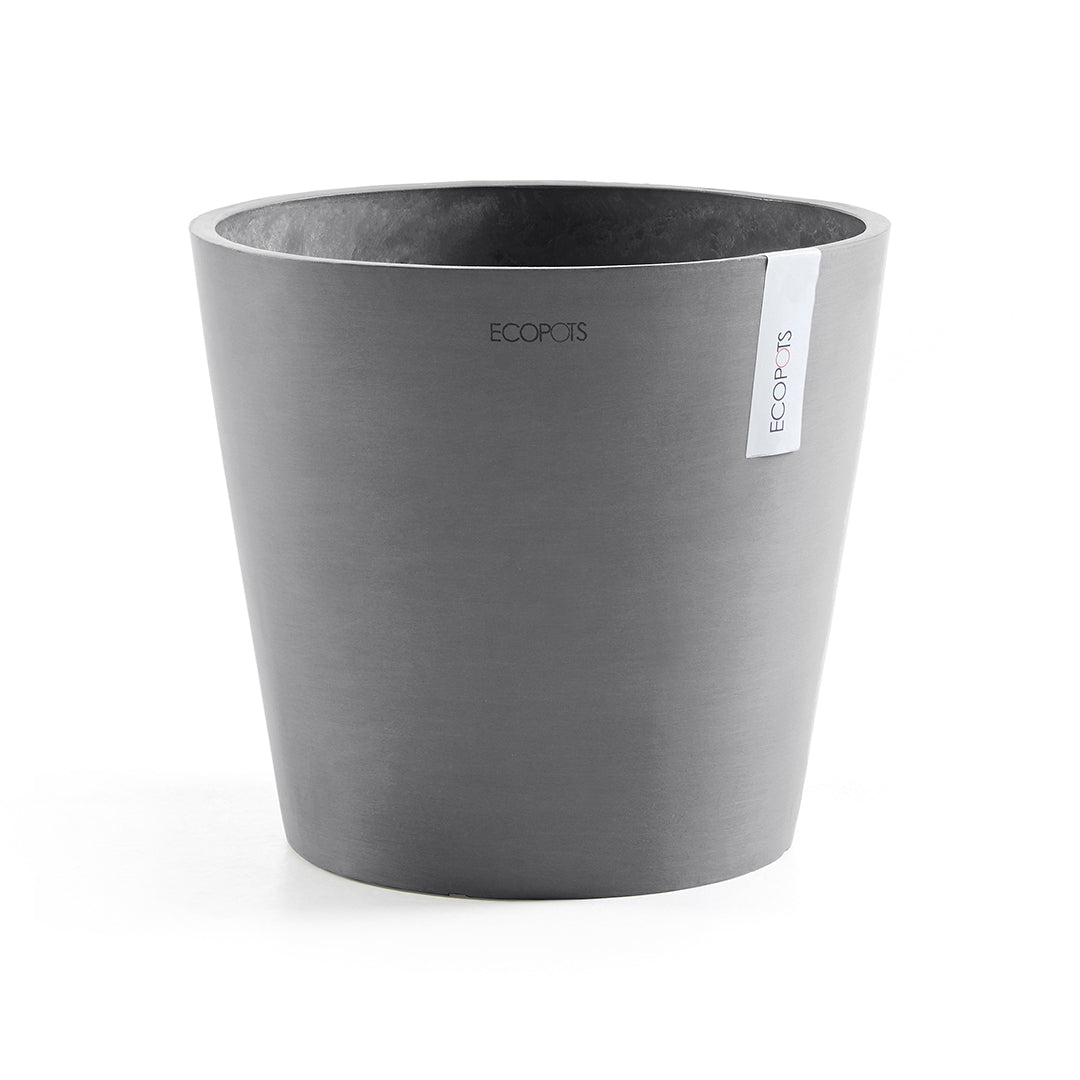 Ecopots Amsterdam 30 Grey + Water Reservoir