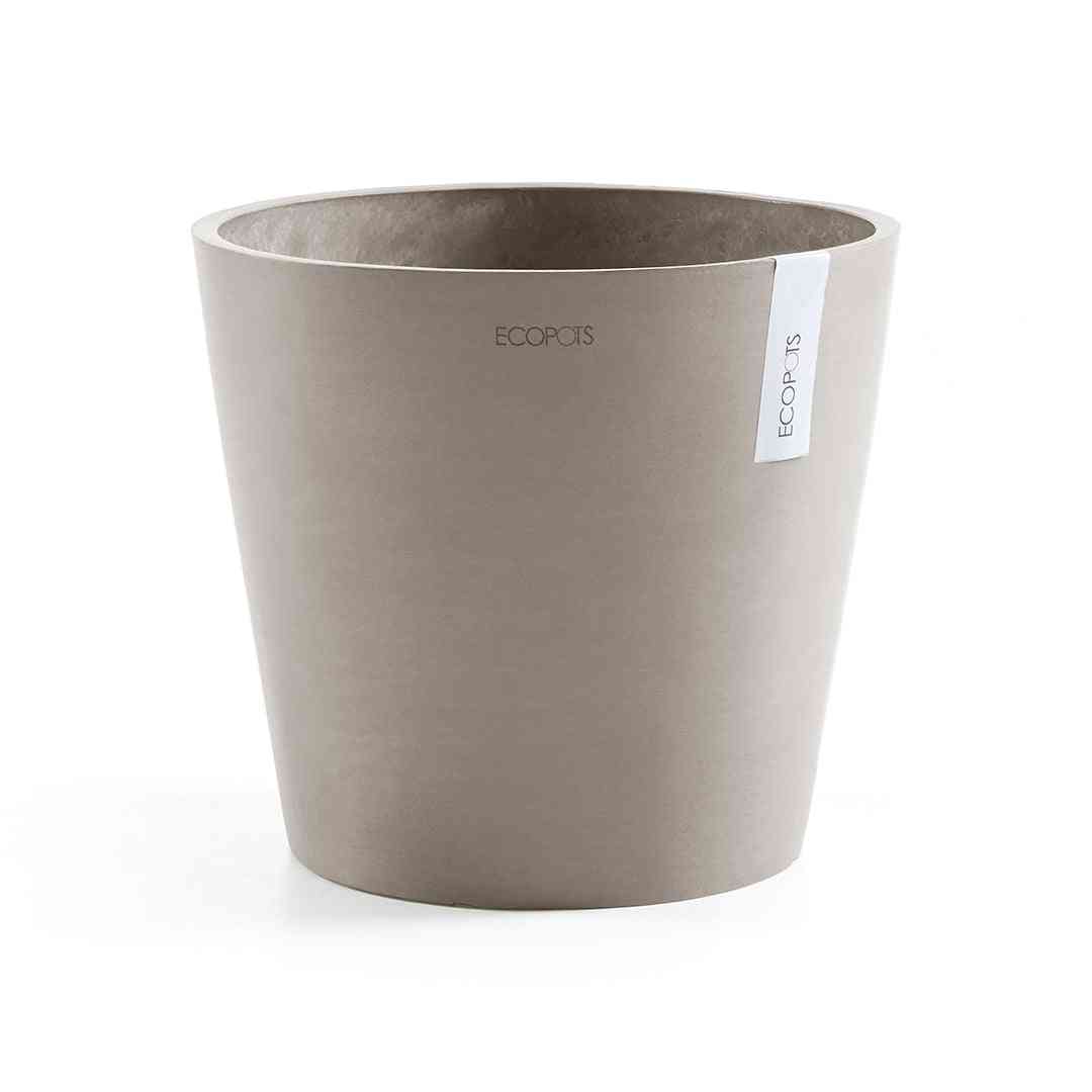 Ecopots Amsterdam 40 Taupe + Water Reservoir