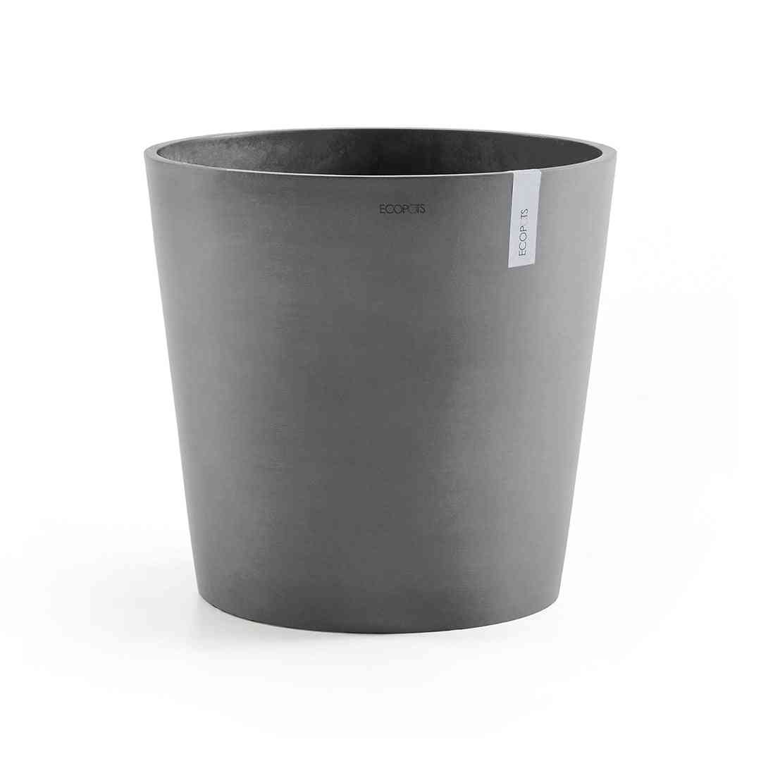 Ecopots Amsterdam 50 Grey + Water Reservoir