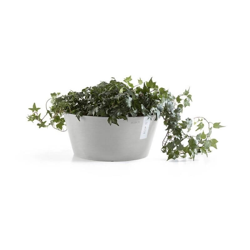 Ecopots Frankfurt 40 White Grey