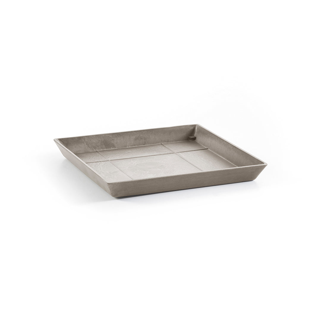 Чинийка Ecopots Saucer Square 30 Taupe