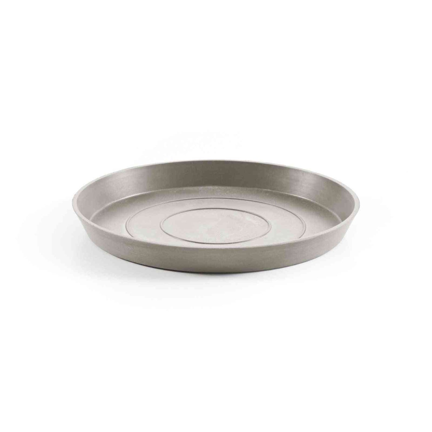Чинийка за саксия Ecopots saucer round 25 Taupe с кръгла форма и модерен дизайн, подходяща за стайни растения и кашпи Ecopots.