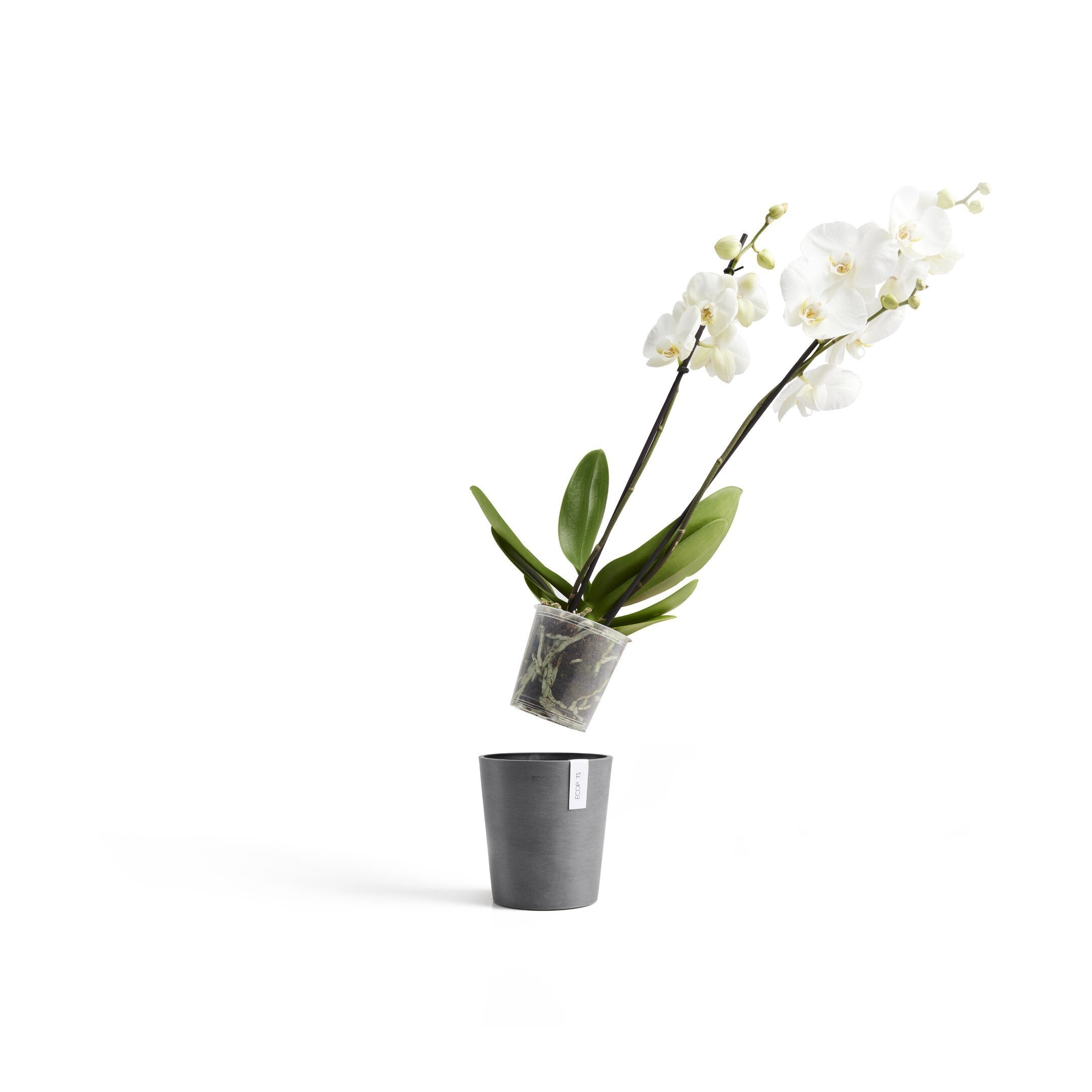 Ecopots Morinda 14 Dark Grey