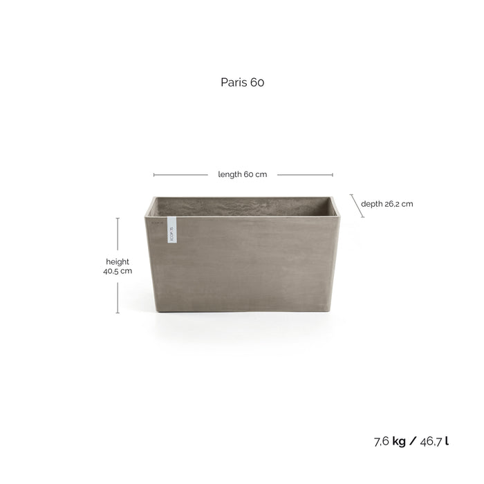Ecopots Paris 60 Taupe