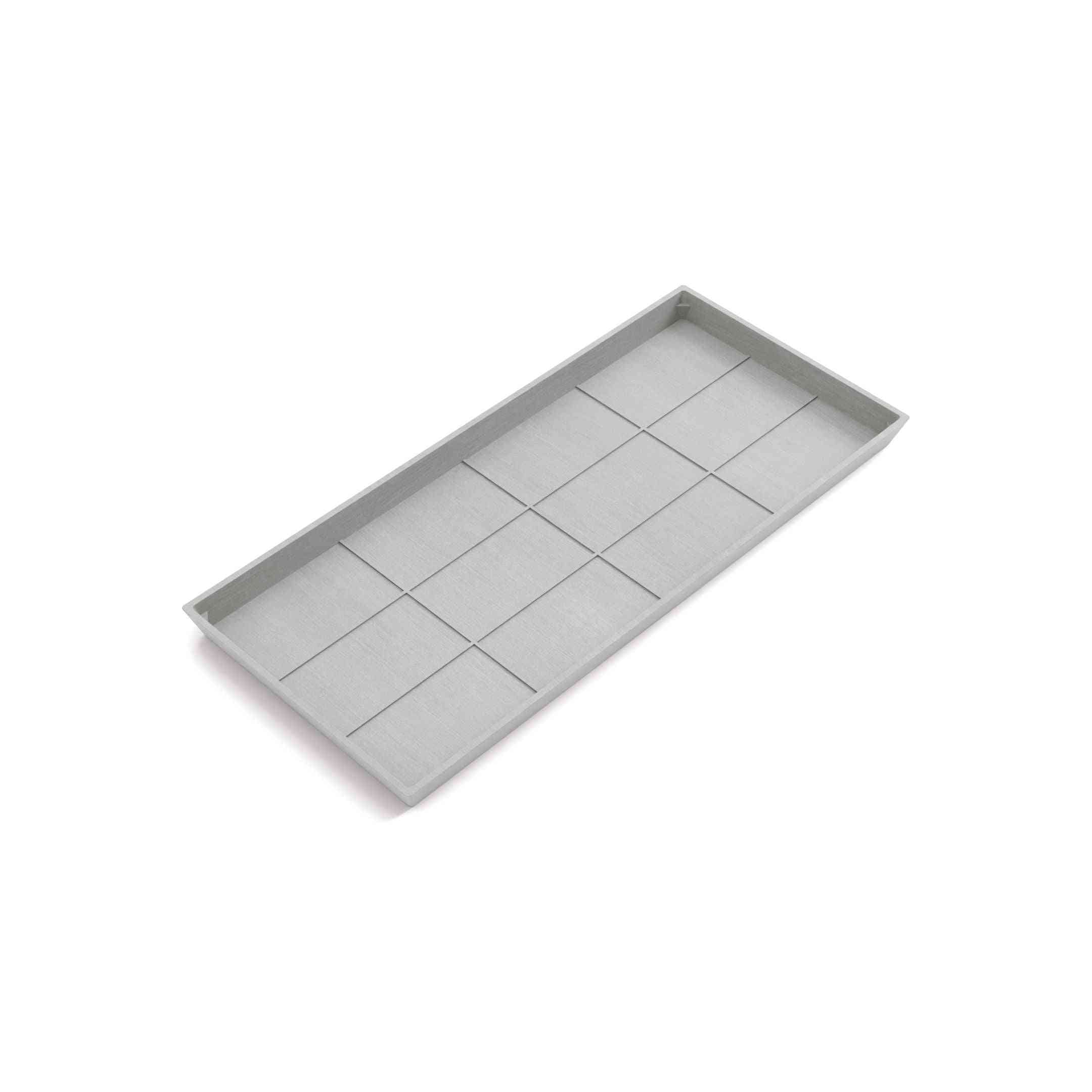 Чинийка Ecopots Saucer 60 White Grey