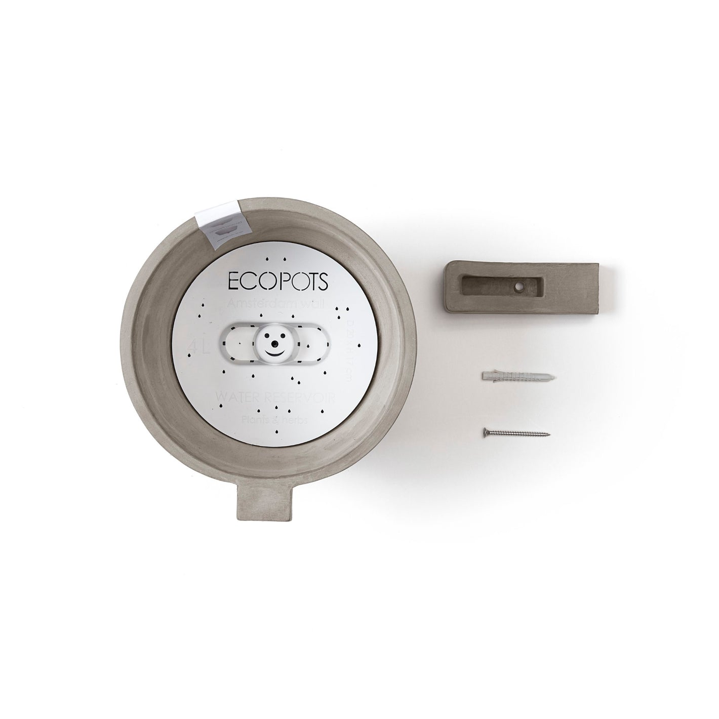 Ecopots Amsterdam Wall 20 Taupe