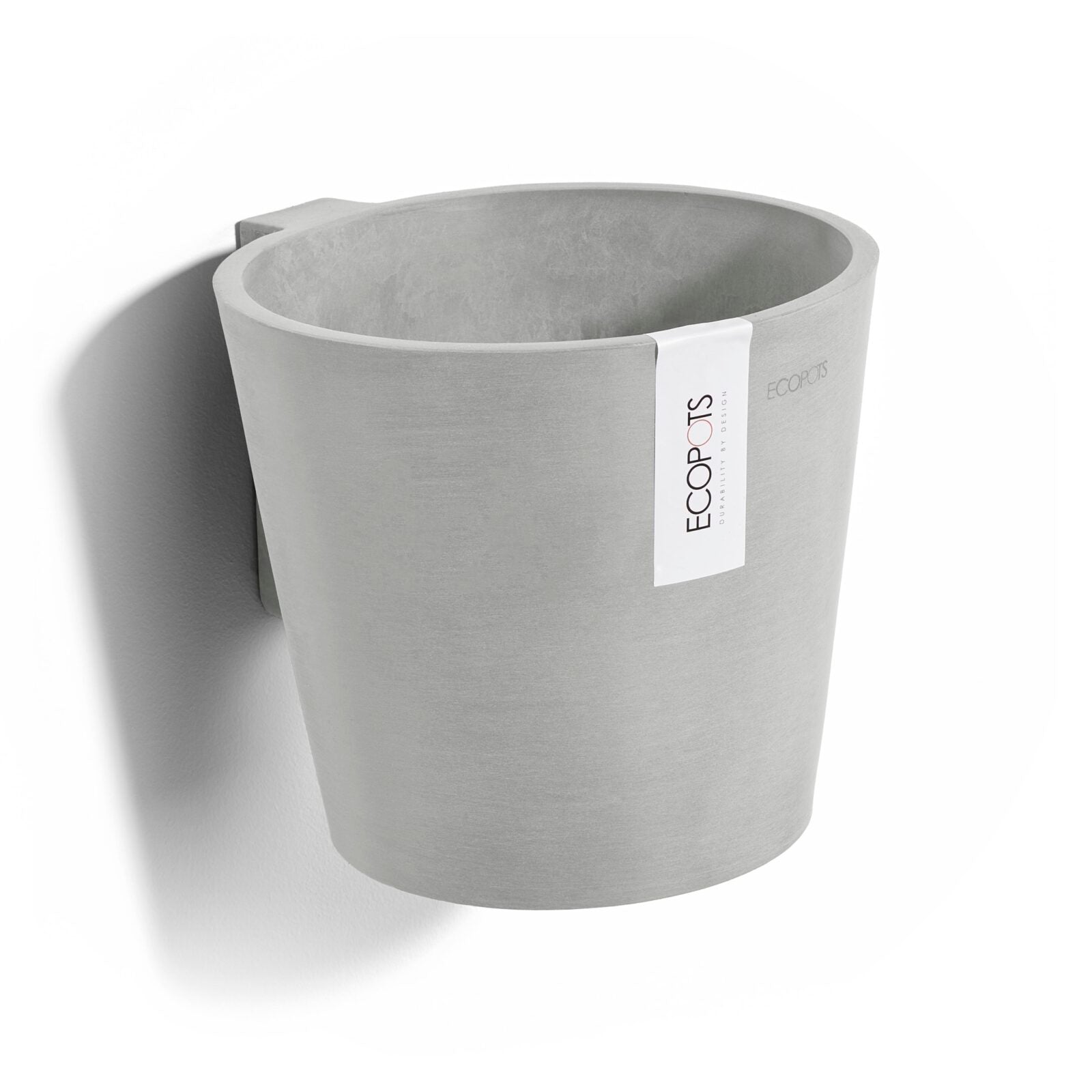Ecopots Amsterdam Wall 20 White Grey