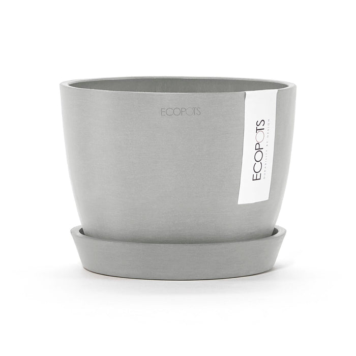 Ecopots Stockholm 16 White Grey