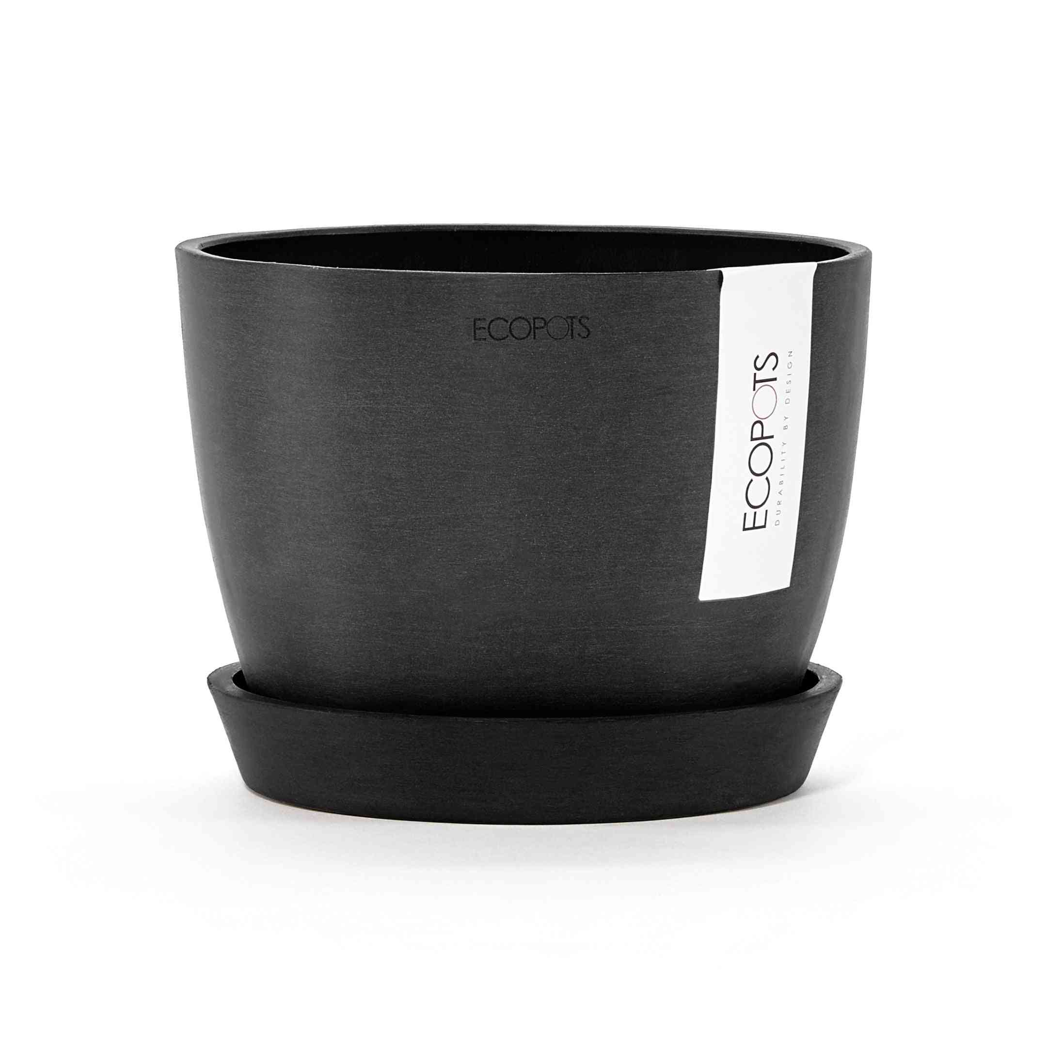 Еко саксия Ecopots Stockholm 16 с поставка за градински растения