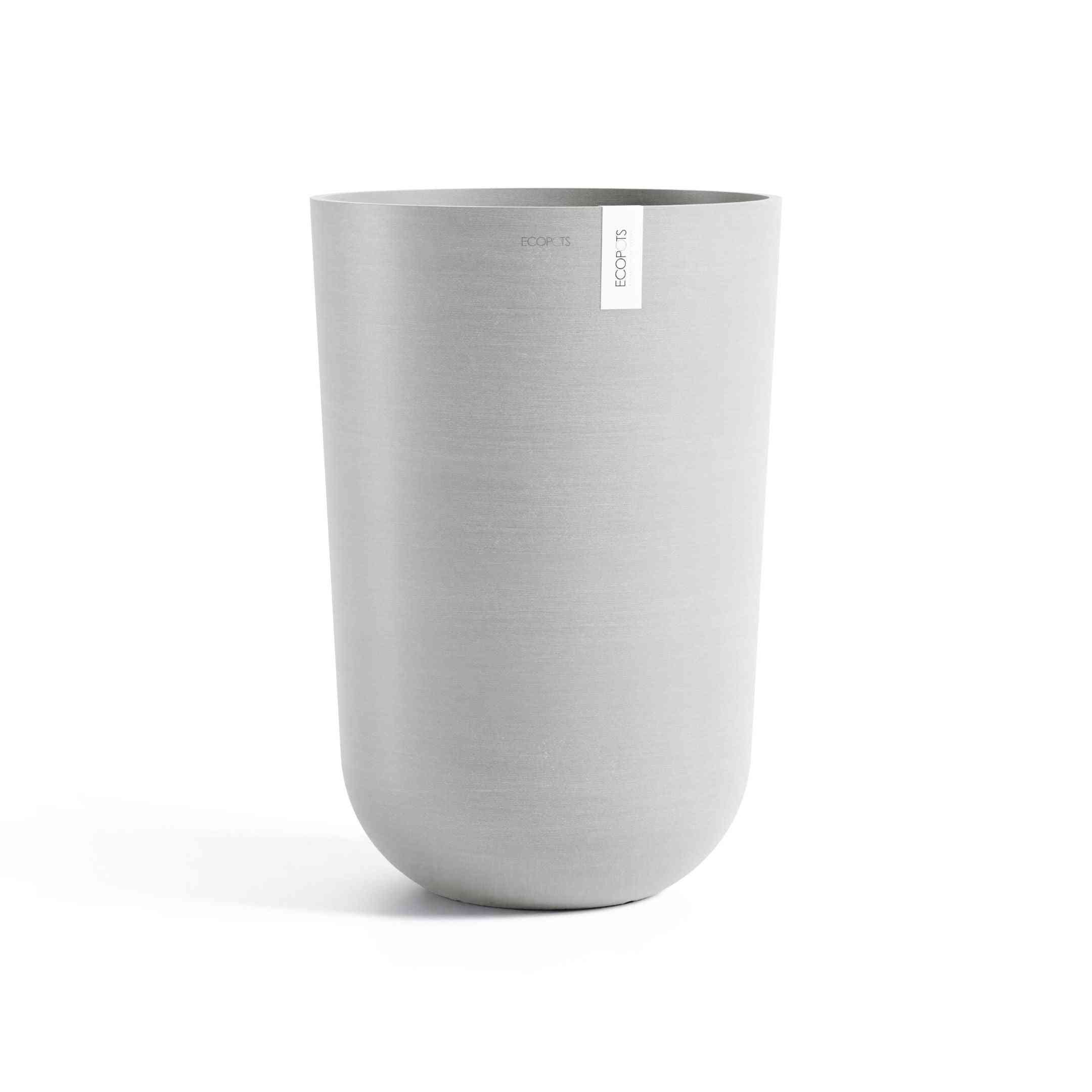 Ecopots Oslo High 52 White Grey