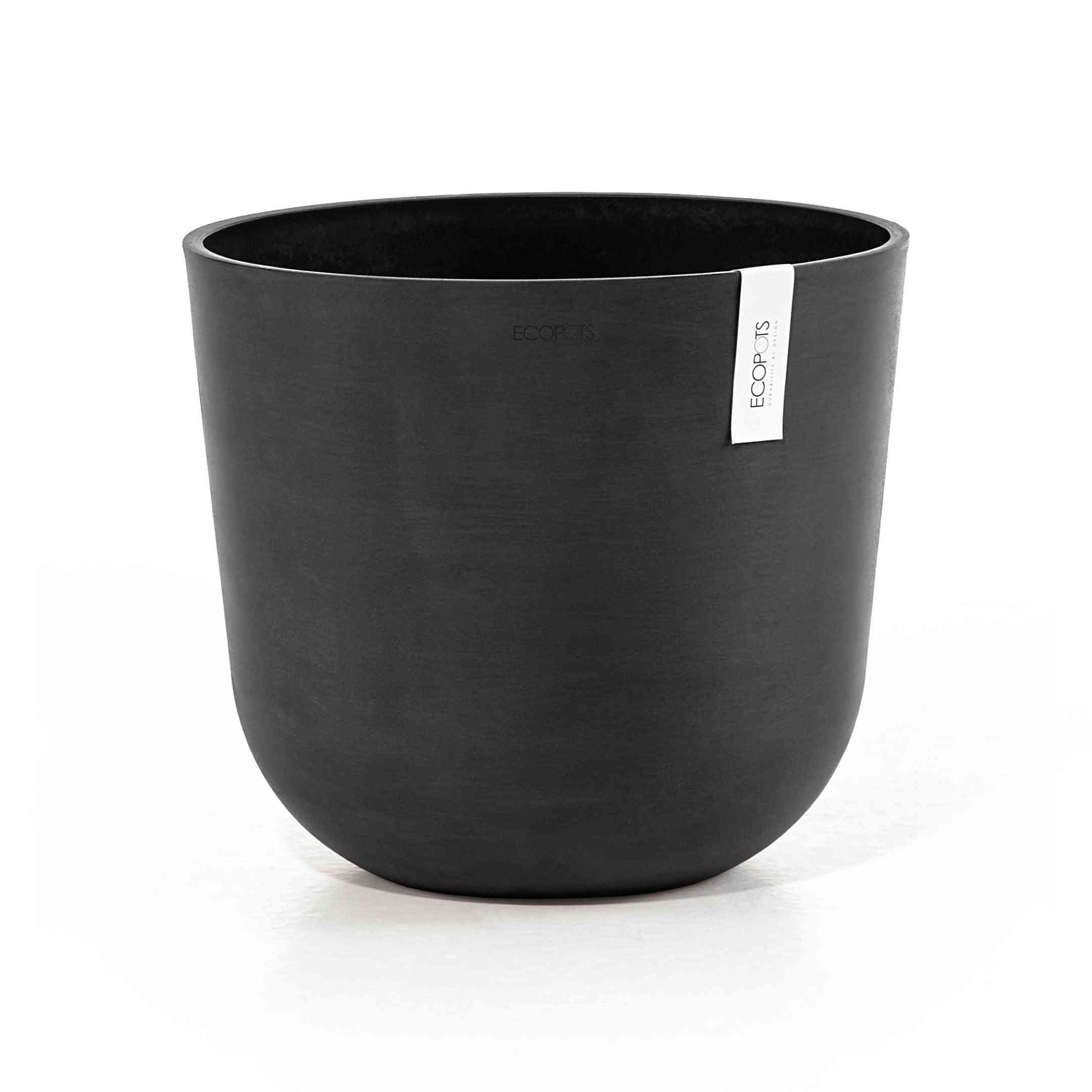 Ecopots Oslo 35 Dark Grey + Water Reservoir