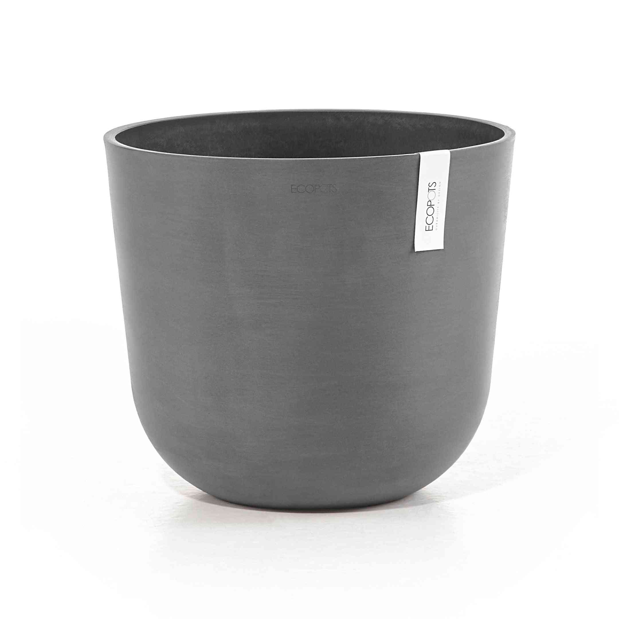 Ecopots Oslo 35 Grey + Water Reservoir