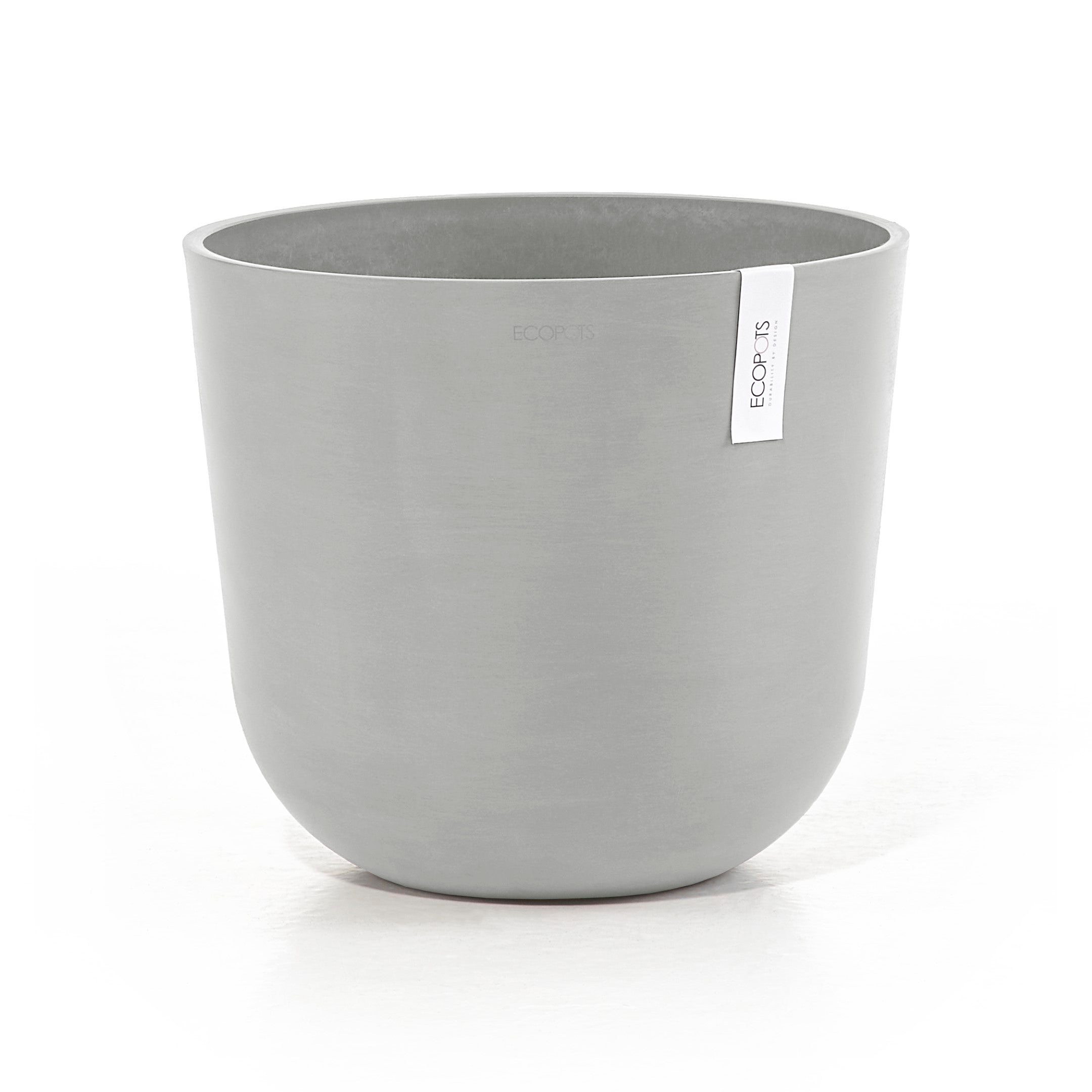 Ecopots Oslo 35 White Grey + Water Reservoir